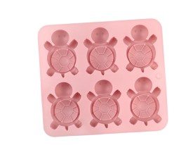 Molde silciona 6 tortugas